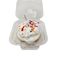 Load image into Gallery viewer, Birthday Cake Scented Cupake Candle - Choose Your Color
