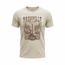 Load image into Gallery viewer, Adult Tee - Nashville Music City Guitar Muted Graphic
