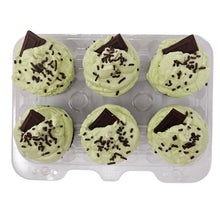 Load image into Gallery viewer, 6 Pack - Scented Chocolate Mint Cupcake Candles
