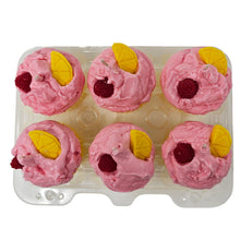 Load image into Gallery viewer, 6 Pack - Scented Pink Raspberry Lemonade Cupcake Candles

