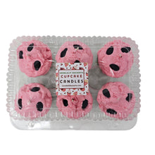 Load image into Gallery viewer, 6 Pack - Scented Watermelon Cupcake Candles
