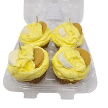 Load image into Gallery viewer, 4 Pack - Scented Banana Pudding Cupcake Candles
