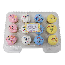 Load image into Gallery viewer, One Dozen Mini Cupcake Wax Melts - Birthday Cake
