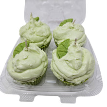 Load image into Gallery viewer, 4 Pack - Scented Key Lime Pie Cupcake Candles
