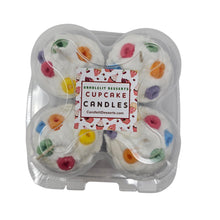 Load image into Gallery viewer, 4 Pack - Fruity Rings Cereal Style Cupcake Candles
