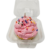 Load image into Gallery viewer, Birthday Cake Scented Cupake Candle - Choose Your Color
