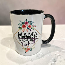 Load image into Gallery viewer, Funny Country Music Mug – “Mama Tried… F It” – Sarcastic Western Coffee Mug, 15 oz Ceramic, Double-Sided Print
