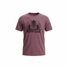 Load image into Gallery viewer, Adult Tee - Nashville Guitar Wings Graphic
