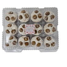 Load image into Gallery viewer, 12 Pack - Scented Cinnamon Roll Bun Candles
