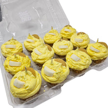 Load image into Gallery viewer, 12 Pack - Scented Banana Pudding Cupcake Candles
