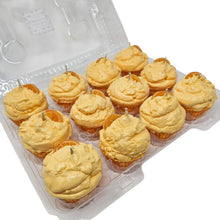 Load image into Gallery viewer, 12 Pack - Scented Orange Creamsicle Cupcake Candles

