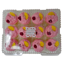 Load image into Gallery viewer, 12 Pack - Scented Pink Raspberry Lemonade Cupcake Candles
