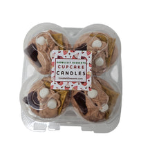 Load image into Gallery viewer, 4 Pack - Scented S'mores Cupcake Candles
