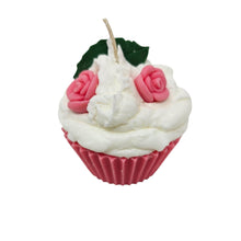 Load image into Gallery viewer, Scented Cupcake Candle - Pink Floral
