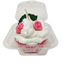 Load image into Gallery viewer, Scented Cupcake Candle - Pink Floral

