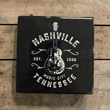 Load image into Gallery viewer, Ceramic Coaster  - Nashville Black &amp; White Guitar
