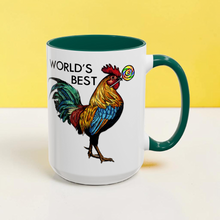 Load image into Gallery viewer, World’s Best Cock Sucker Mug – Funny Rooster Coffee Mug – Adult Humor 15 oz Ceramic Mug – Dishwasher &amp; Microwave Safe
