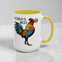 Load image into Gallery viewer, World’s Best Cock Sucker Mug – Funny Rooster Coffee Mug – Adult Humor 15 oz Ceramic Mug – Dishwasher &amp; Microwave Safe

