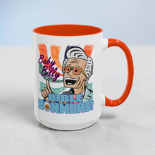 Load image into Gallery viewer, Baby Billy Bible Bonkers Mug – Funny TV Show Coffee Mug – 15 oz Ceramic Mug – Religious Humor Cup – Dishwasher Safe
