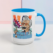 Load image into Gallery viewer, Baby Billy Bible Bonkers Mug – Funny TV Show Coffee Mug – 15 oz Ceramic Mug – Religious Humor Cup – Dishwasher Safe
