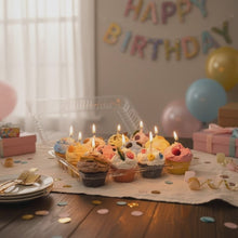 Load and play video in Gallery viewer, Bakery Box of 12 Cupcake Candles -  Choose your Flavors
