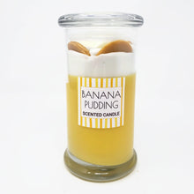 Load image into Gallery viewer, Banana Pudding Scented Candle w/ Lid
