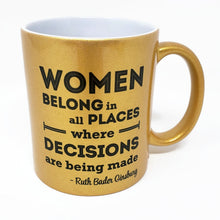 Load image into Gallery viewer, Coffee Mug - Ruth Beider Ginsberg - Women Belong
