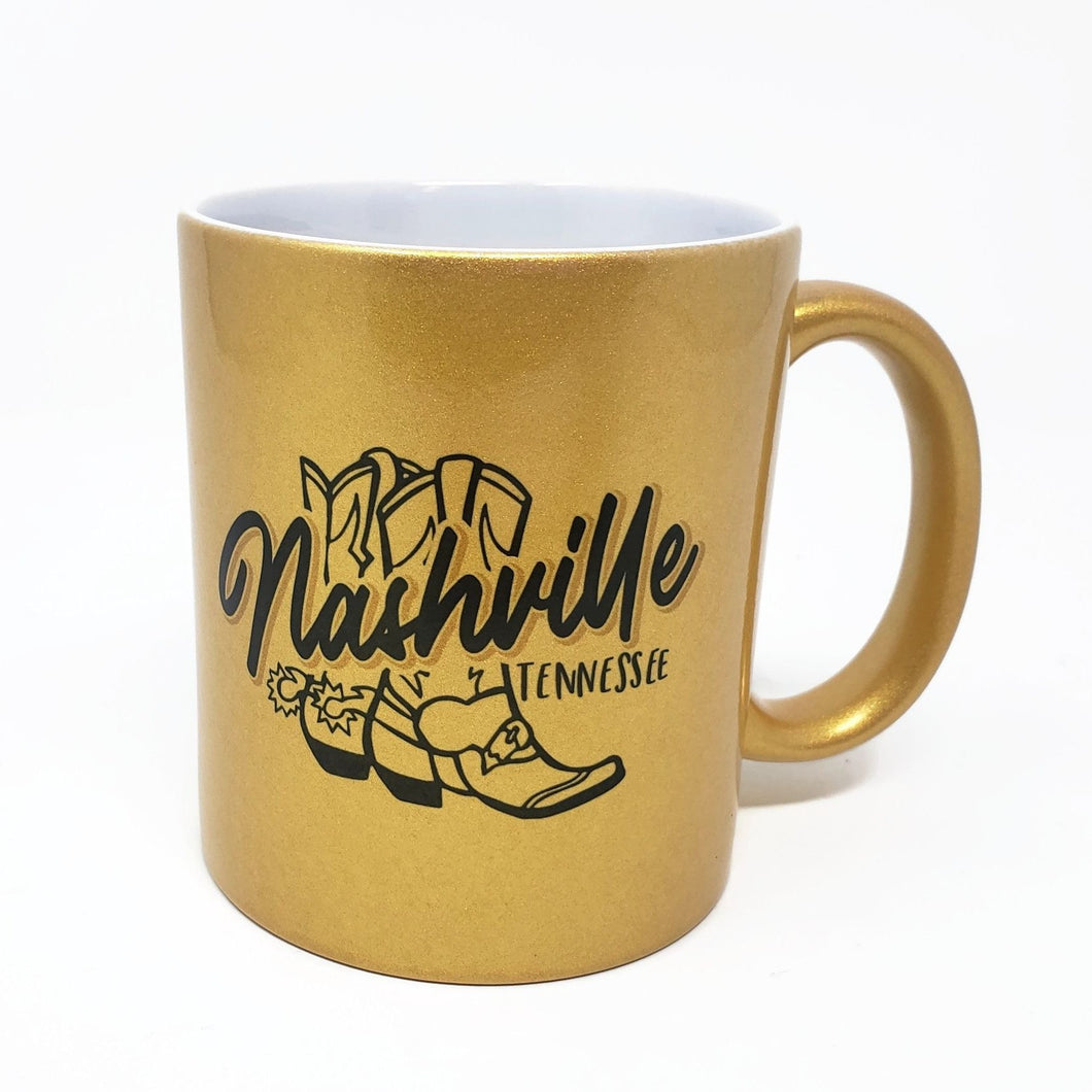 Copy of Gold Coffee Mug - Nashville, Tennessee