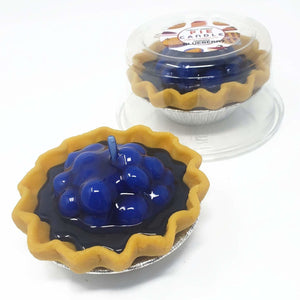 3 Inch Scented Blueberry Pie Candle