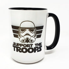 Load image into Gallery viewer, 15 oz Extra Large Coffee Mug - Support the Troops
