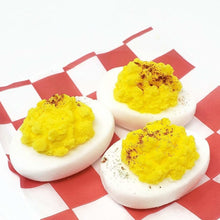 Load image into Gallery viewer, Deviled Egg Shaped Soap - 3 Pieces
