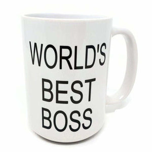 15 oz Extra Large Coffee Mug - World's Best Boss