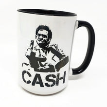 Load image into Gallery viewer, 15 oz Extra Large Coffee Mug - Johnny Cash
