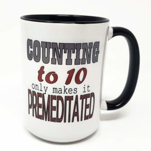 15 oz Extra Large Coffee Mug - Counting to 10