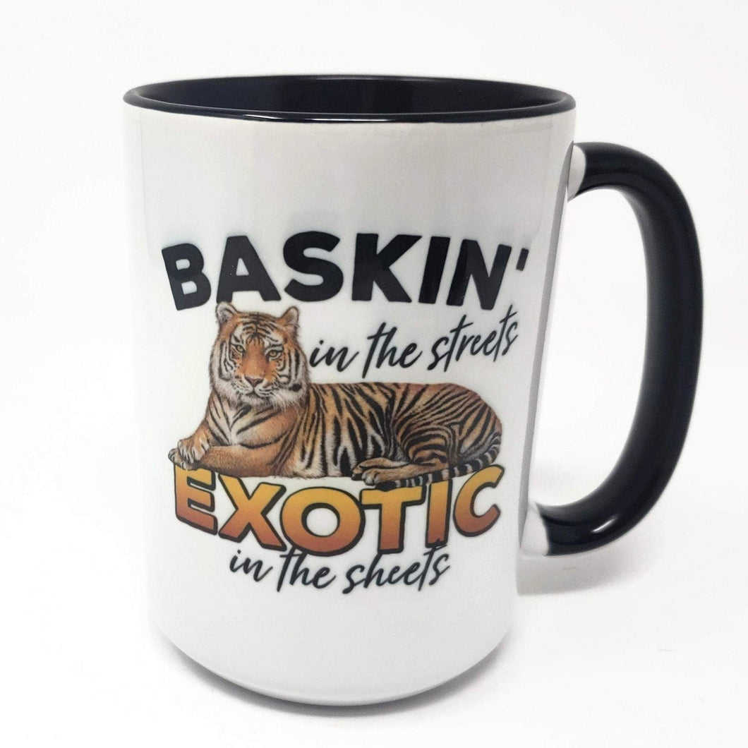 15 oz Extra Large Coffee Mug - Baskin in the Sheets - Exotic in the Streets