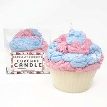 Load image into Gallery viewer, Jumbo Cotton Candy Cupcake Candle
